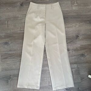Avec Les Filles Cream Beige Dress Pants Size 2